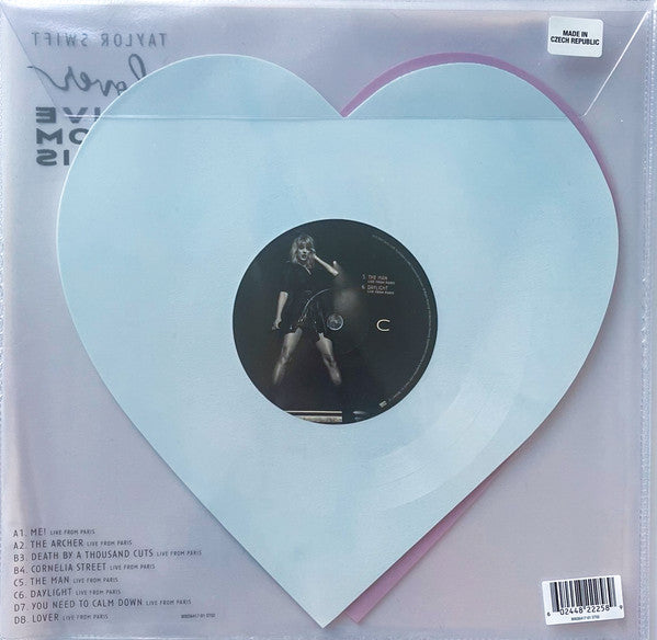 Taylor Swift : Lover (Live From Paris) (8", Shape, Pin + 8", Shape, Bab + Comp, S/Edition)