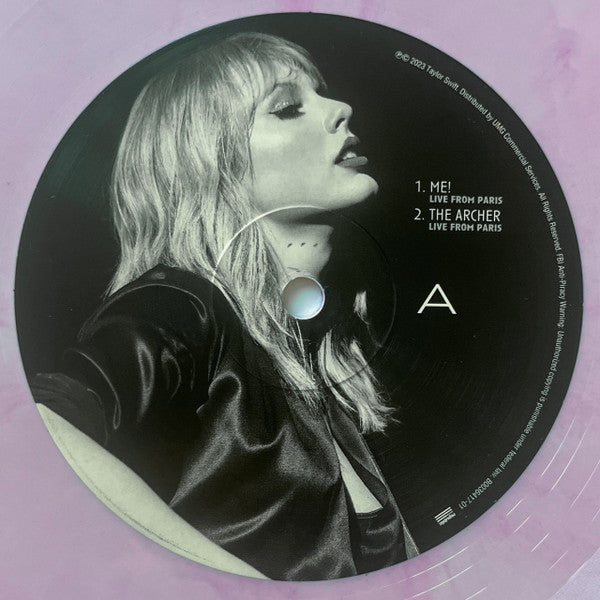 Taylor Swift : Lover (Live From Paris) (8", Shape, Pin + 8", Shape, Bab + Comp, S/Edition)