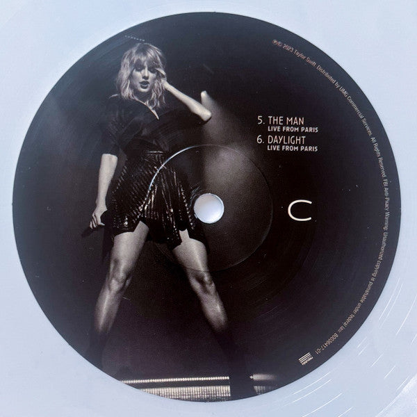 Taylor Swift : Lover (Live From Paris) (8", Shape, Pin + 8", Shape, Bab + Comp, S/Edition)