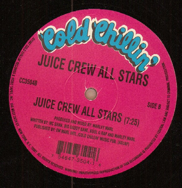 Marley Marl : Droppin' Science / Juice Crew All Stars (12", Ltd)