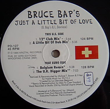 Bruce Bap's* : Just A Little Bit Of Love (12")