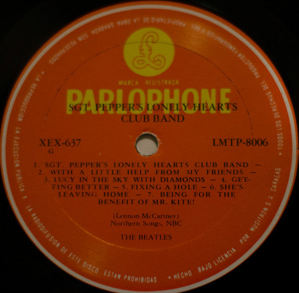 The Beatles : Sgt. Pepper's Lonely Hearts Club Band (LP, Album, M/Print, 2nd)