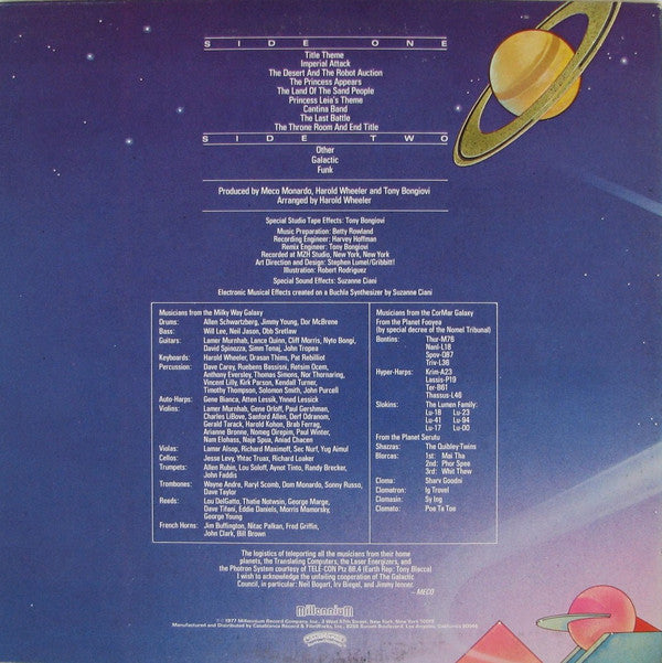 Meco* : Music Inspired By Star Wars And Other Galactic Funk (LP, Album, San)