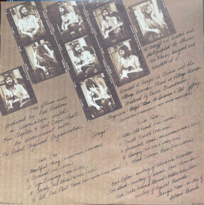 Eric Clapton : No Reason To Cry (LP, Album, Pit)