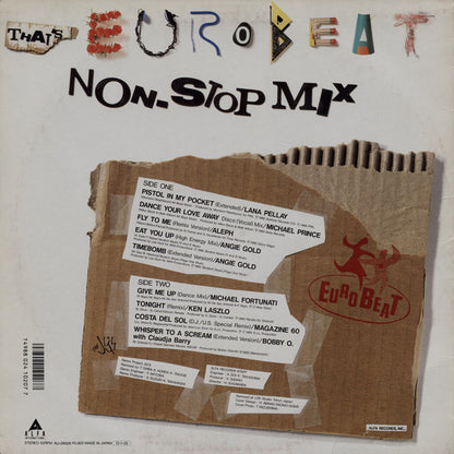 Various : That's Eurobeat Non-Stop Mix (LP, Comp, Mixed)