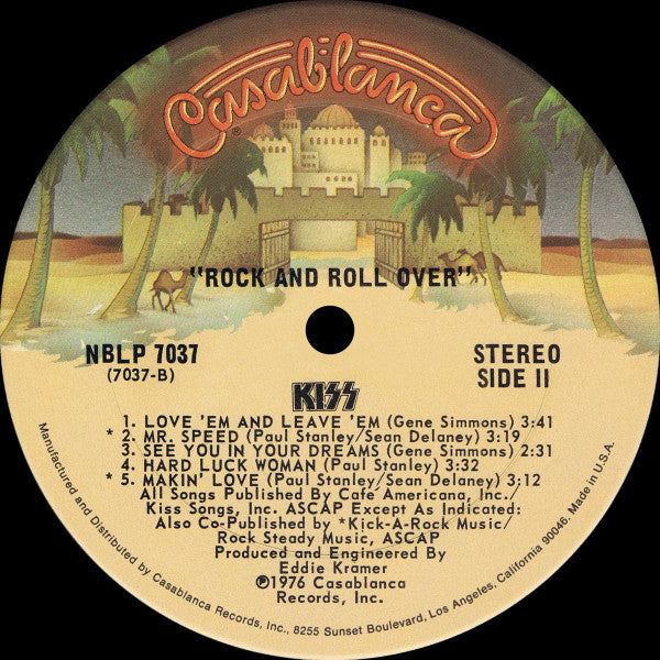 Kiss : Rock And Roll Over (LP, Album, San)