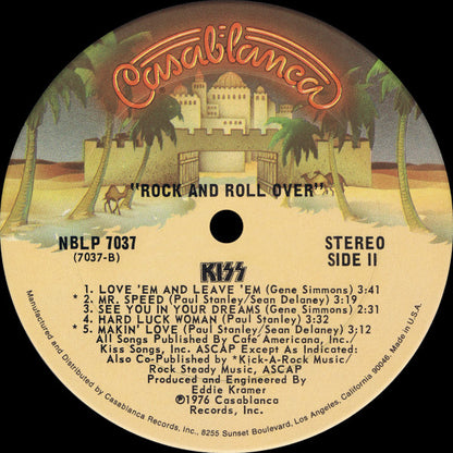 Kiss : Rock And Roll Over (LP, Album, San)