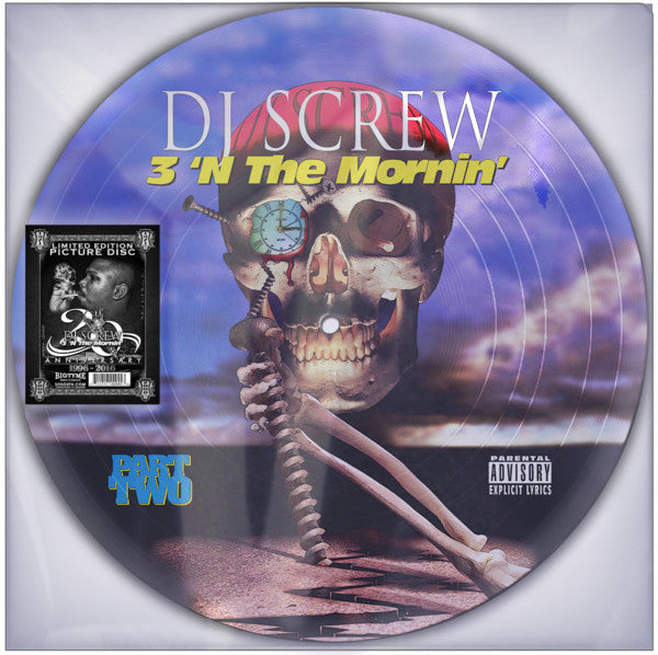 DJ Screw (2) : 3 'N The Mornin' (Part Two) (LP, Ltd, Mixed, Pic)